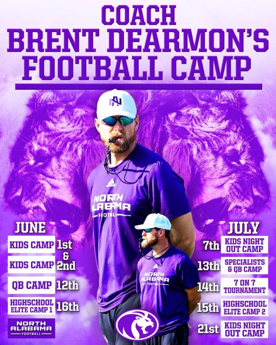 ⭐️OPPORTUNITY⭐️ Come out and compete❗️🏈 brentdearmonfootballcamps.com