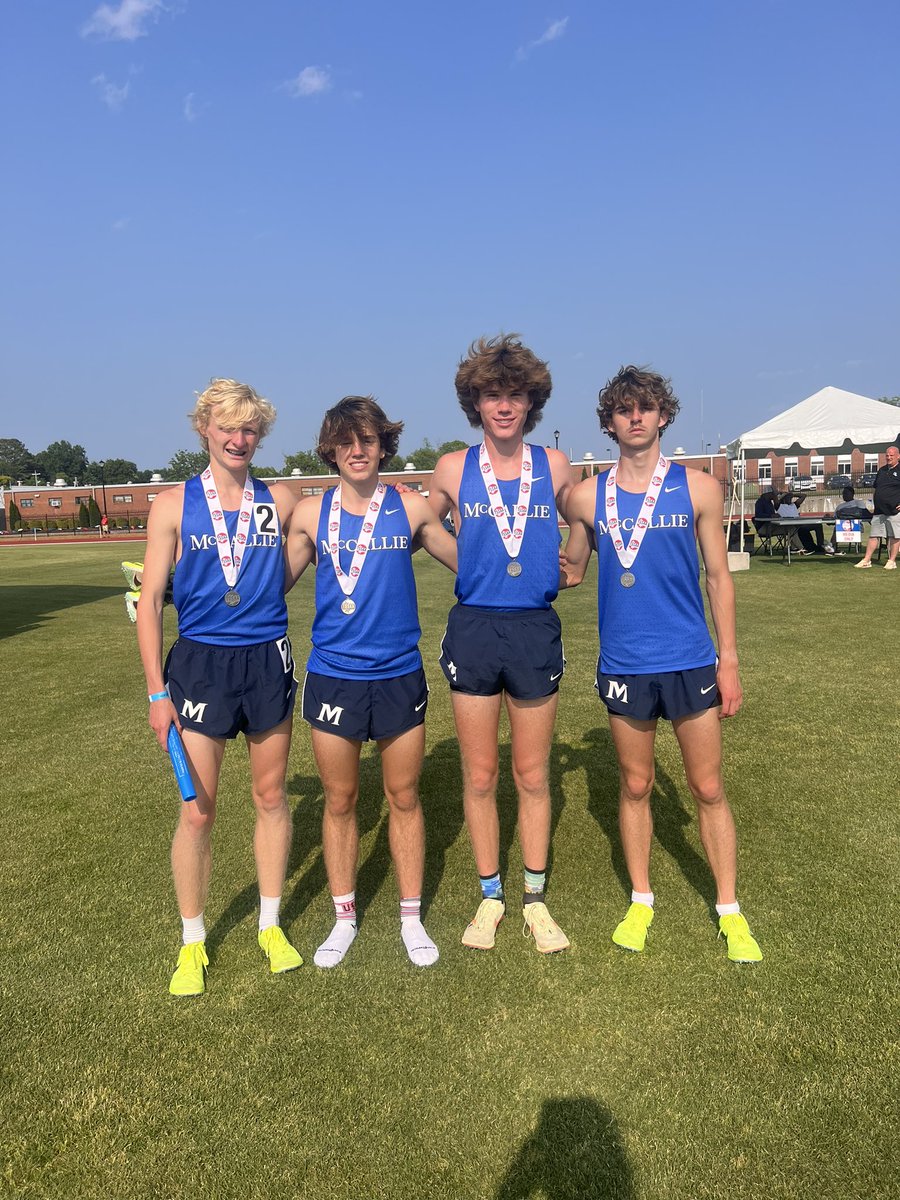 McCallie Track & Field (@mccallietrack) on Twitter photo McCallie takes 2nd in the DII-AA 4x800 Relay with a time of 7:53.82. #gbb <a href="/McCallieSports/">McCallie Athletics</a> McCallie takes 2nd in the DII-AA 4x800 Relay with a time of 7:53.82. #gbb <a href="/McCallieSports/">McCallie Athletics</a>