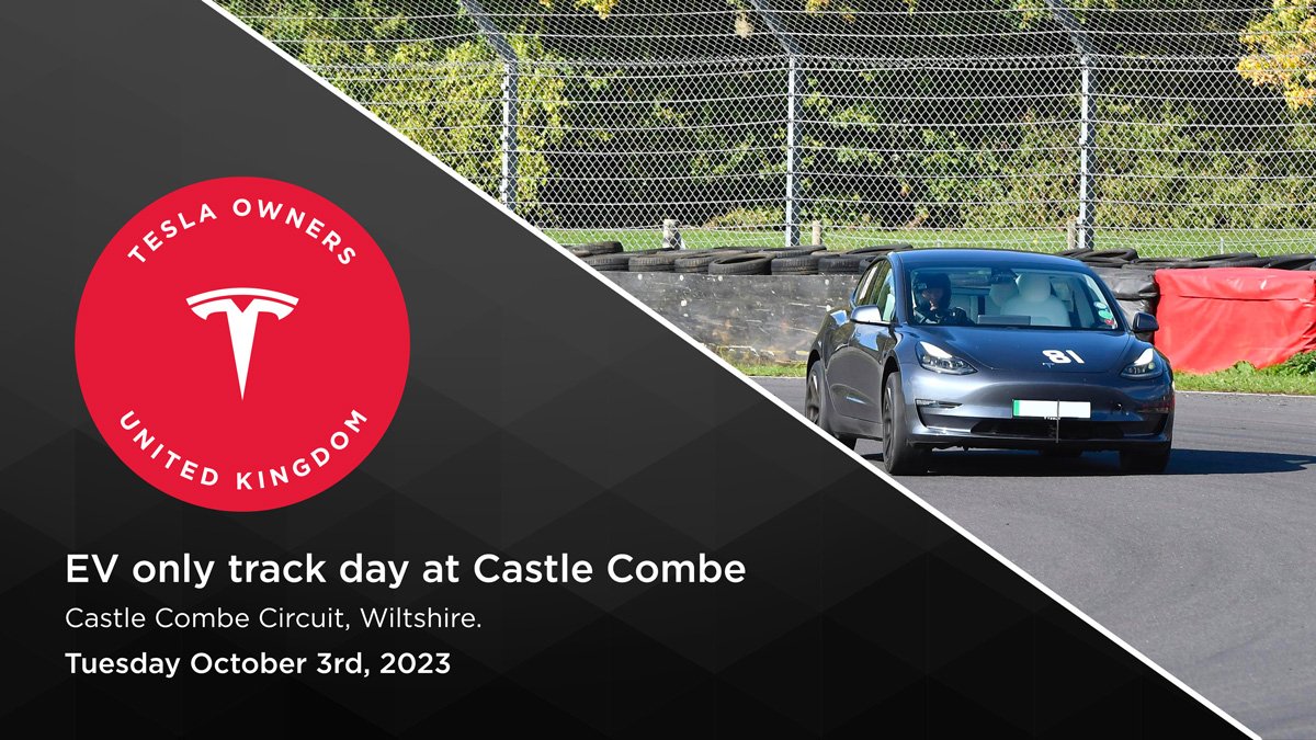 TeslaOwnersUK's tweet image. Get ready for an EPIC time! We&apos;re taking charge of Castle Combe Track and inviting ALL electric car brands to join us for some track day fun! 🚗💨 #NextLevelFun #ElectricCarTakeover
Learn more and grab your tickets on teslaowners.org.uk/events/ev-only…
Please take time to read the FAQs