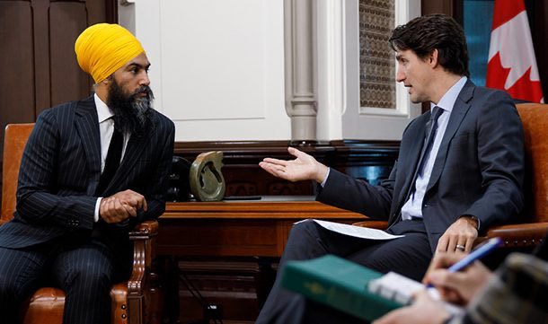 Singh has stated there is no rationale to dissolve parliament ! His position confirms that he has subordinated his party’s historical ideology to Trudeau’s misguided & authoritarian agenda ! Singh must go as well !!!