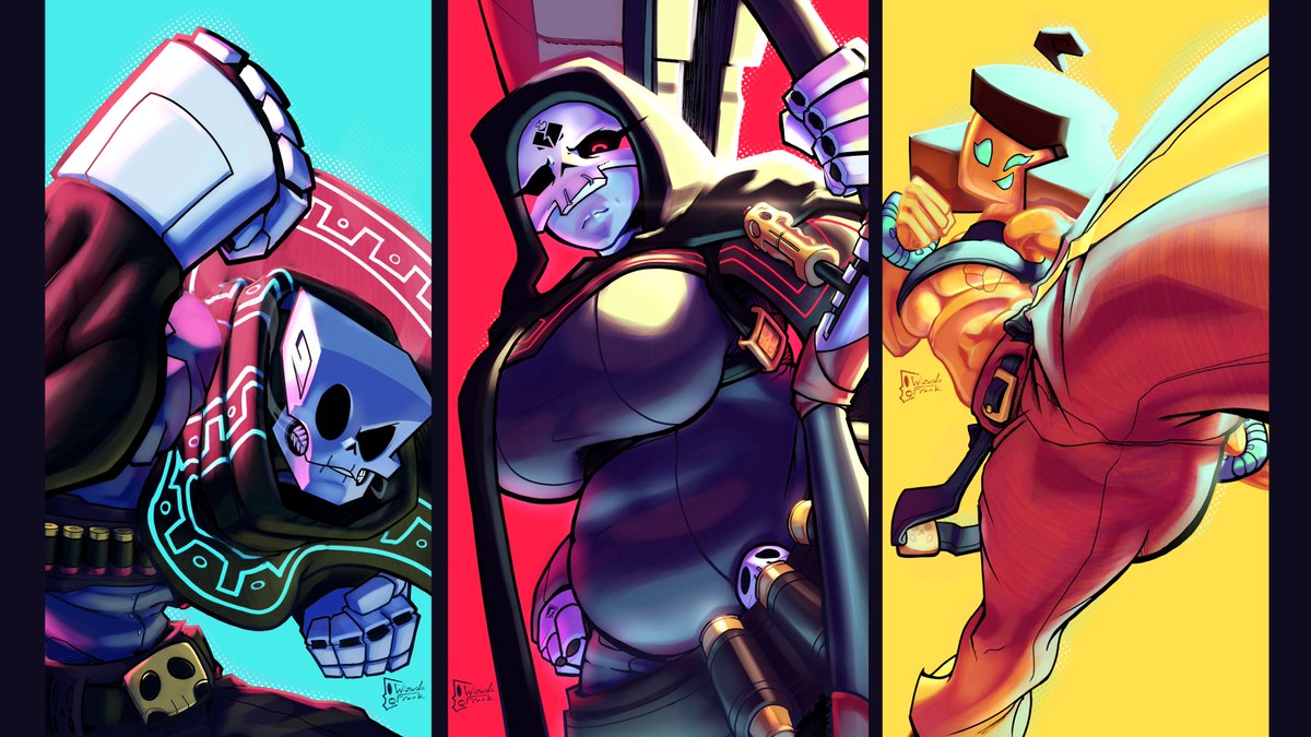 Alright calaveras it's reveal time. I've got a three for one special here 

First up is the new banner art with the updated designs!

#newgrounds