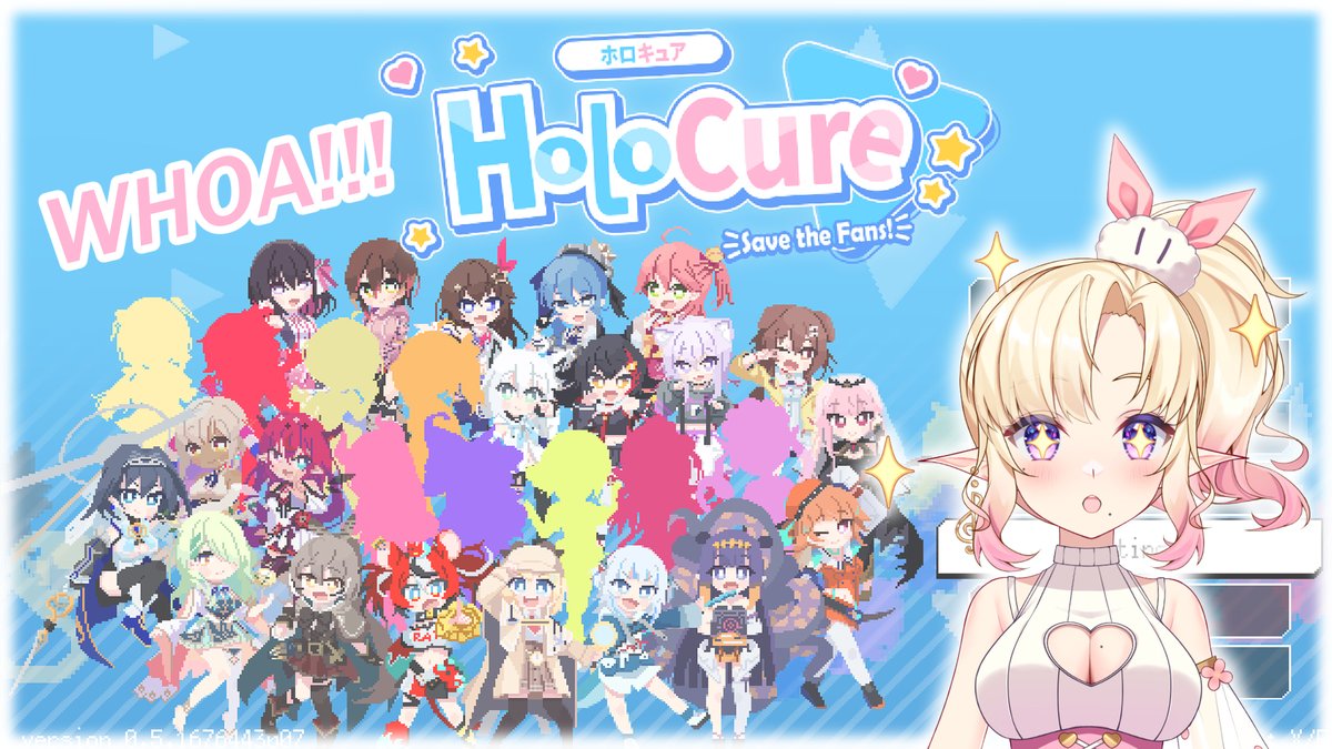 Gonna stream some HoloCure, possibly a short one 🫡