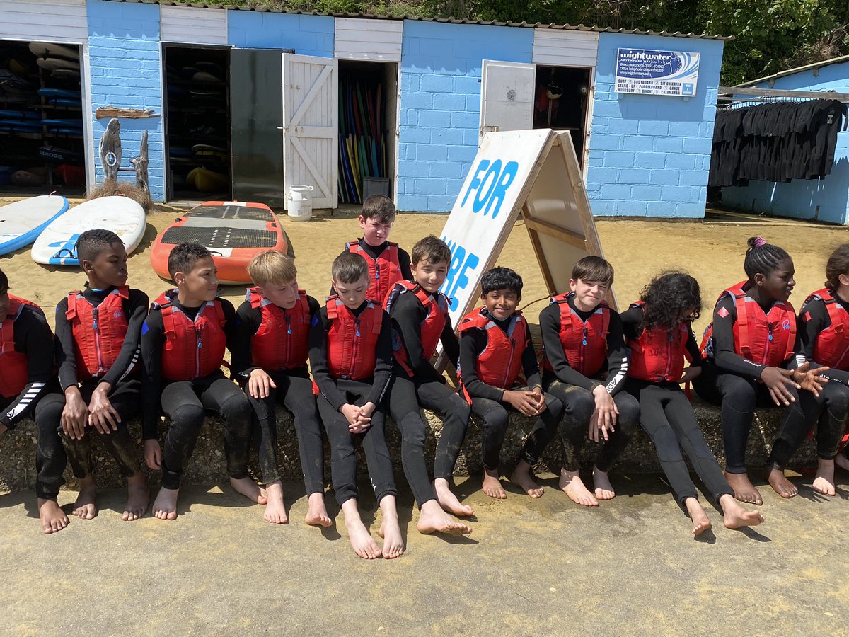 #IOWschooljourney23 
Lots of fun at the Wight Water Experience!