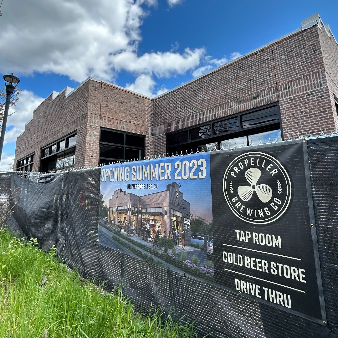 Propeller Brewing Co on Twitter "Brick by brick 🧱, our Bedford