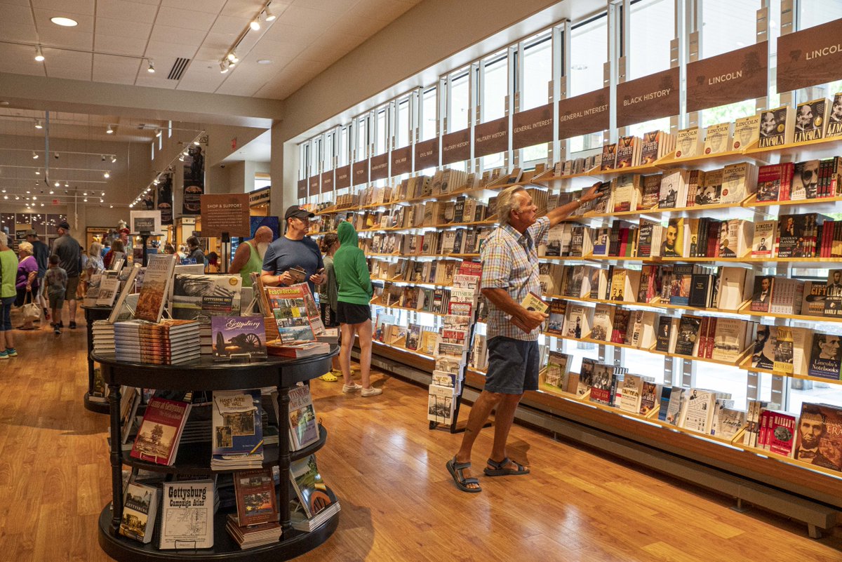 During #NationalGetCaughtReadingMonth, the Book Store in the Gettysburg National Military Park Museum &amp; Visitor Center can help fill up your bookshelf with great titles!

Plan your visit to historic Gettysburg: ow.ly/C9kY50OuA7k

#History #Gettysburg #PlanYourVisit
