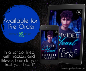 #PreOrder 
When the child's breach uncovers a deeper, more insidious hack, the two master thieves must work together. Is there truly honor among thieves? 
kayelleallen.com/tga-divided-he…

#SciFi #Romance #MMRomance #ComingSoon