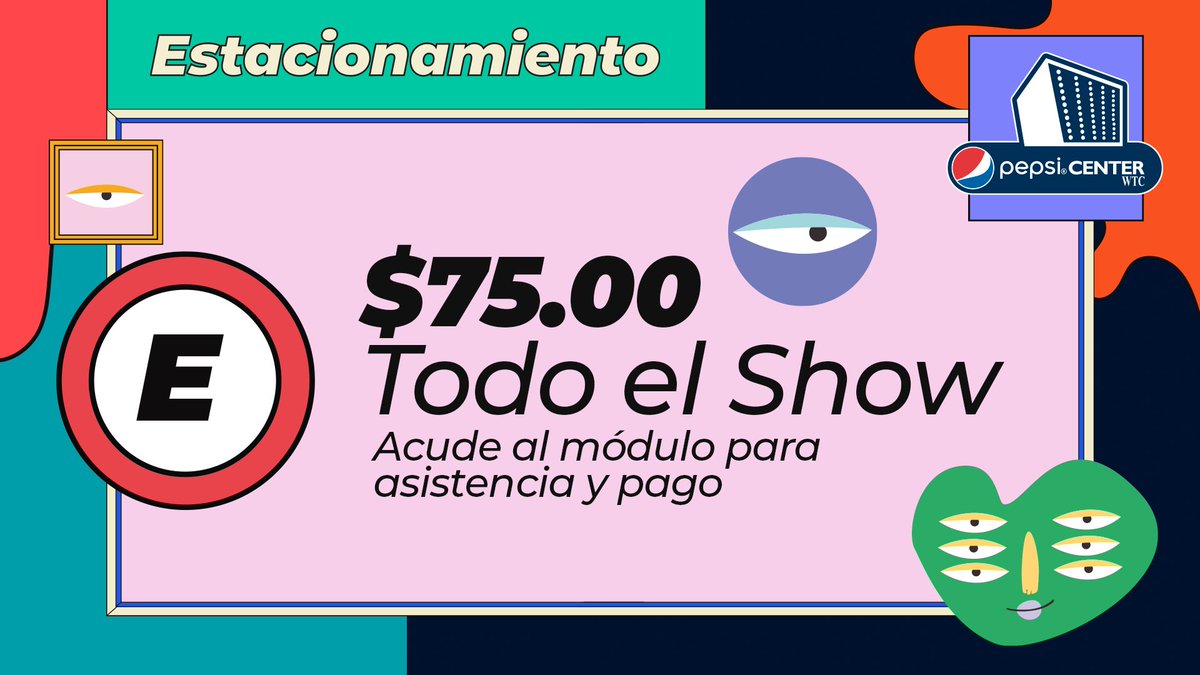 Les recordamos el precio del estacionamiento para el show de esta noche. 🫰