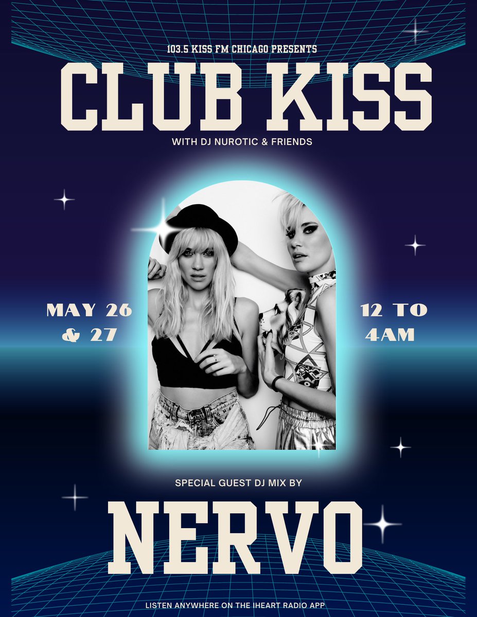 These last couple of months, it feels like I’ve been dreaming with the guest DJs that we’ve had on #ClubKiss on @1035KISSFM. This weekend, that feeling continues. Our special guest DJs this weekend is none other than @nervomusic !!!