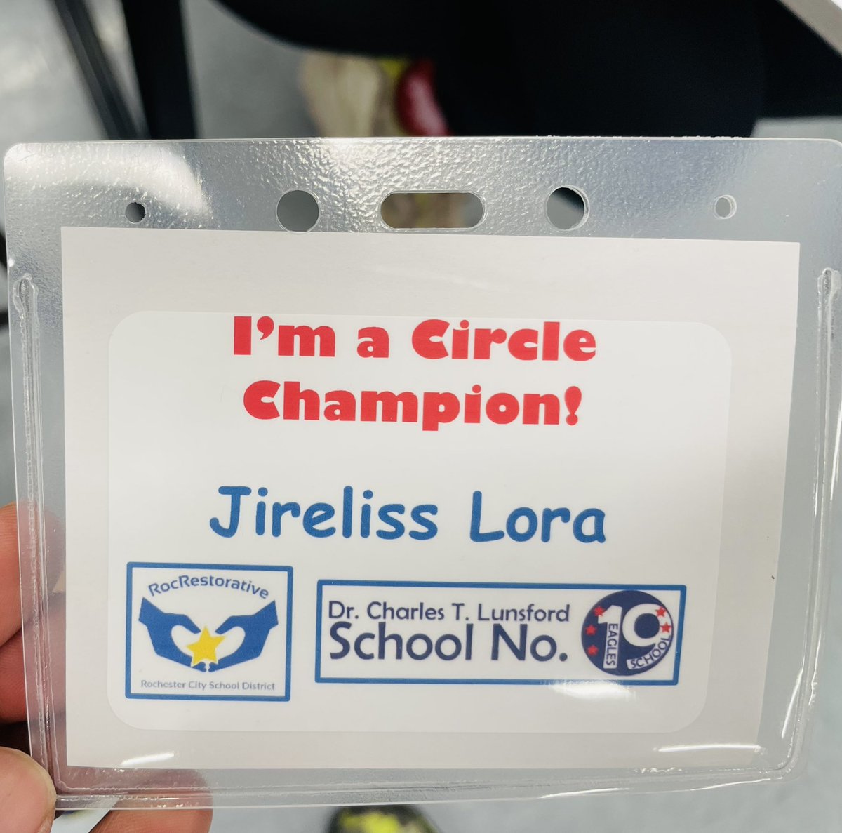 rocrestorative's tweet photo. Welcome to the Circle Champions party Dr. Charles T. Lunsford School #19! Next step, student facilitated circles throughout the building!👊🏽💪🏾
@RCSDNYS @drpeluso @DeputyDStrick @drchrismiller2 @ruthturner168 @KindnessChamps @UR_WarnerSchool https://t.co/70oKEuC0s3