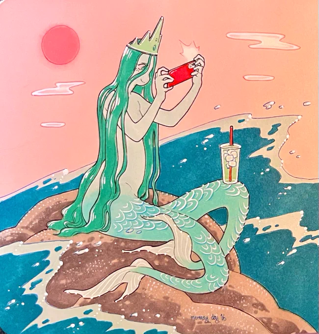 green tea #mermay #mermay2023 #mermay16