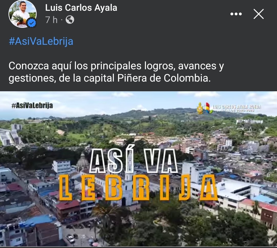 Conoce los avances de nuestra gestión en el informativo #AsiVaLebrija 
Ingresa al siguiente enlace 👇👇
fb.watch/kKgNQKr5bt/?mi…