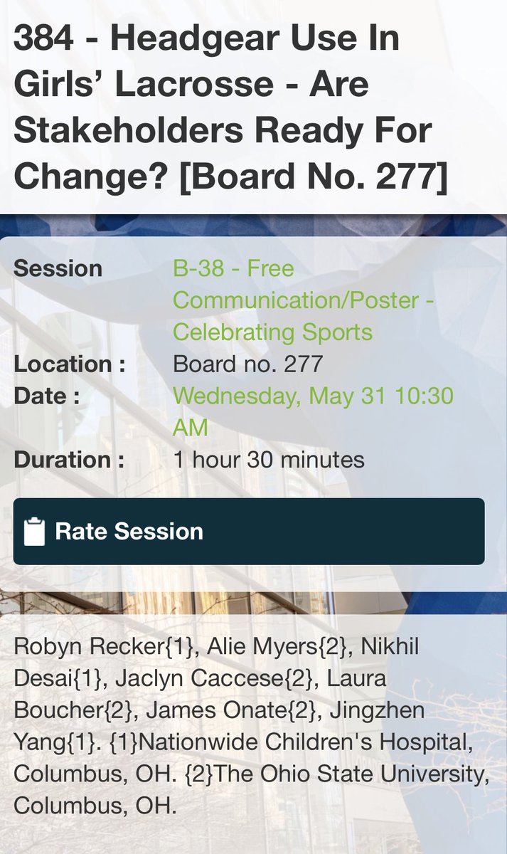 Dr. Jaclyn B. Caccese, PhD, FACSM (@jaclyn_caccese) on Twitter photo #ACSM2023 is only a week away - check out our #STAIRSLab presentations on Wednesday - Friday! <a href="/_N_Edwards/">Nathan Edwards, PhD</a> <a href="/dr_smith_dpt/">Dr. Carly R. Smith, PT, DPT</a> <a href="/carlymcpherson_/">Carly McPherson</a> will be waiting to answer your questions.
<a href="/jimmyonatePhD/">Jimmy O</a> <a href="/OhioStateCBI/">Ohio State Chronic Brain Injury Program</a> <a href="/osuhrs/">OSU School of Health and Rehabilitation Sciences</a> <a href="/OSU_HPC/">OSU Human Performance Collaborative</a> <a href="/CDMRP/">CDMRP</a> <a href="/NICHD_NIH/">NICHD News</a> <a href="/ACSMNews/">American College of Sports Medicine</a> <a href="/ACSM_Military/">ACSM Military & Tactical Athlete Interest Group</a> <a href="/AcsmBig/">ACSM_BIG</a> #ACSM2023 is only a week away - check out our #STAIRSLab presentations on Wednesday - Friday! <a href="/_N_Edwards/">Nathan Edwards, PhD</a> <a href="/dr_smith_dpt/">Dr. Carly R. Smith, PT, DPT</a> <a href="/carlymcpherson_/">Carly McPherson</a> will be waiting to answer your questions.
<a href="/jimmyonatePhD/">Jimmy O</a> <a href="/OhioStateCBI/">Ohio State Chronic Brain Injury Program</a> <a href="/osuhrs/">OSU School of Health and Rehabilitation Sciences</a> <a href="/OSU_HPC/">OSU Human Performance Collaborative</a> <a href="/CDMRP/">CDMRP</a> <a href="/NICHD_NIH/">NICHD News</a> <a href="/ACSMNews/">American College of Sports Medicine</a> <a href="/ACSM_Military/">ACSM Military & Tactical Athlete Interest Group</a> <a href="/AcsmBig/">ACSM_BIG</a>