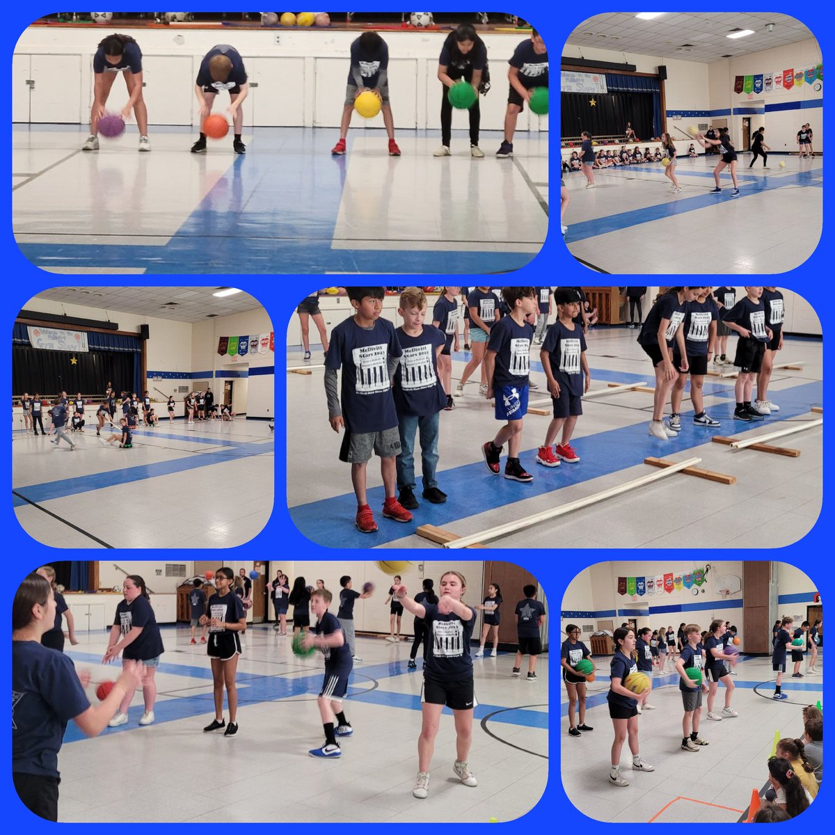 Fifth Grade Gym Show. A beautiful show showcasing our wonderful students. Thank you, Mr. Walsh and Mr. Fisher!