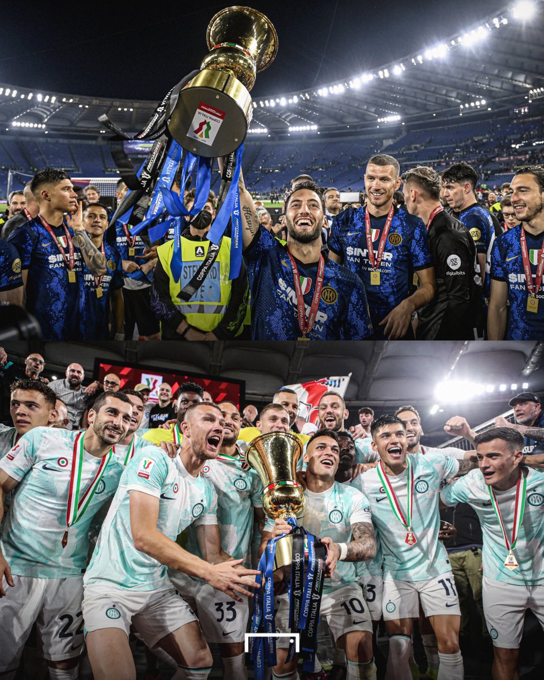 Back to back 🏆 for Inter Milan - Coppa Italia 2022/2023 Champion !