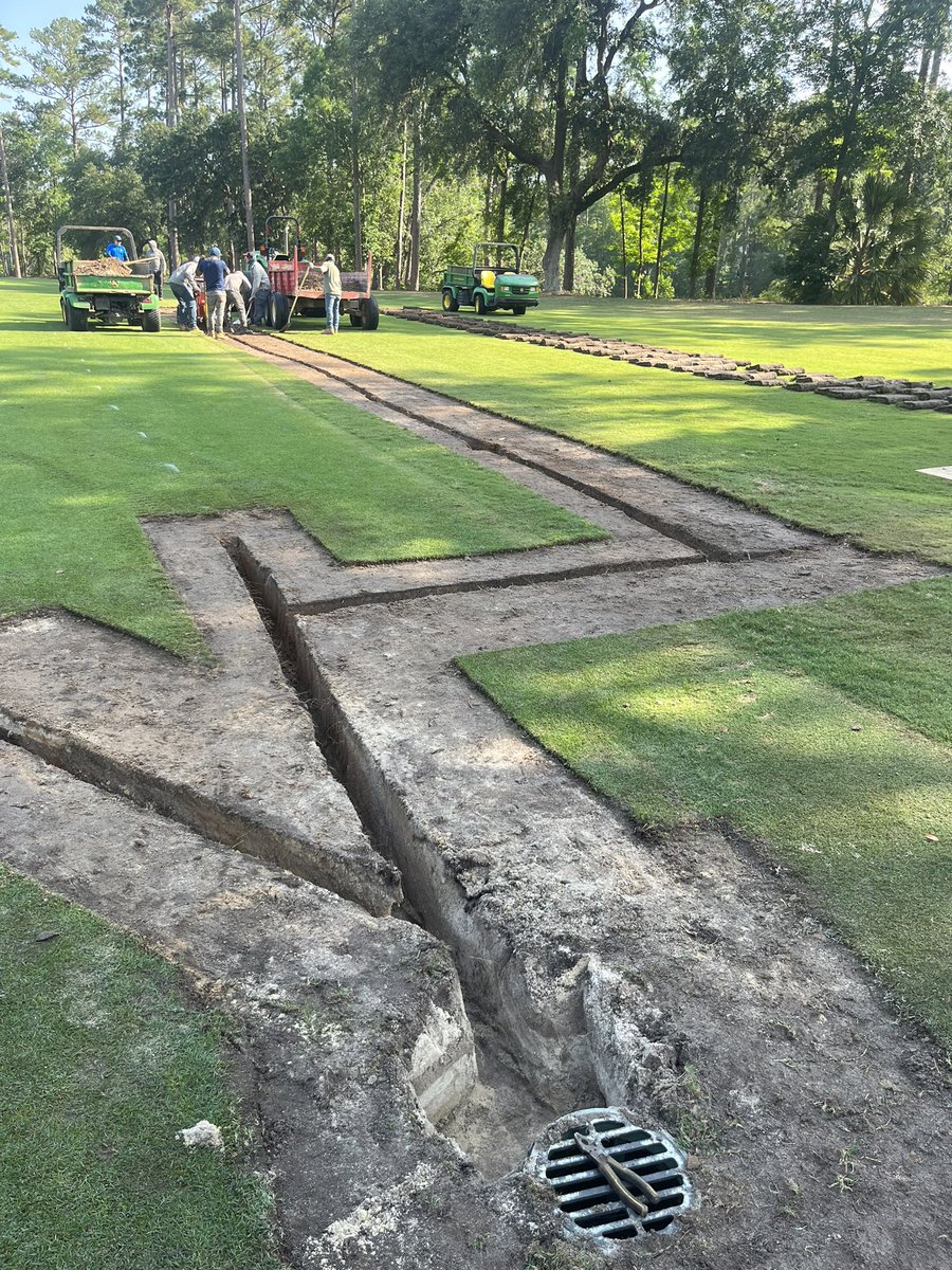 If drainage doesn’t excite you there may be a problem..