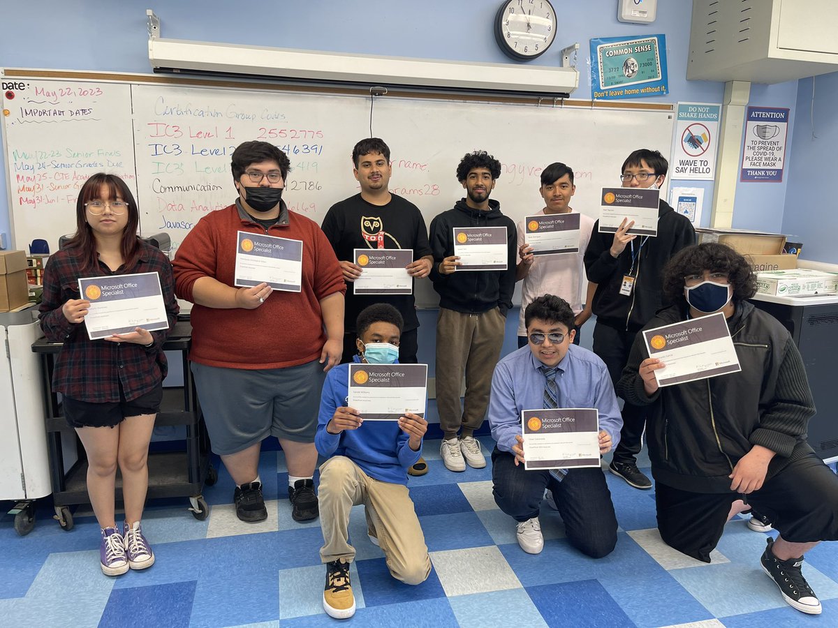MatherIt's tweet photo. Congratulations to @Matherhs #Classof2023 IT Academy students. This is the 1st graduating class in which every student received at least one certification from @Certiport during their time in the IT Academy! @teach_4u @ECCECPS #ITRocks https://t.co/P25D3X2Wpz