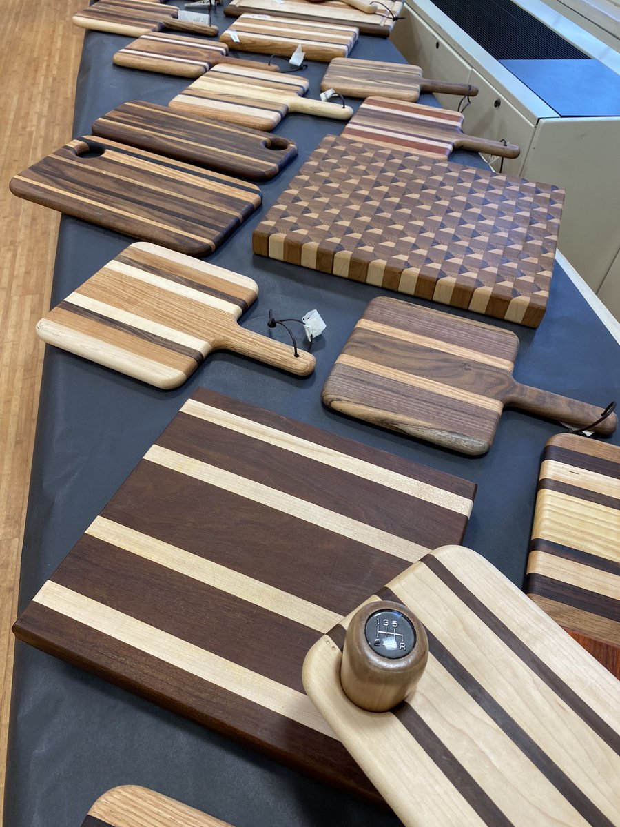 DunellenHS's tweet photo. DHS Fine Arts Show, featuring the work from the students in Mr Shimko’s Woodshop class. https://t.co/vkPQQWMg8t