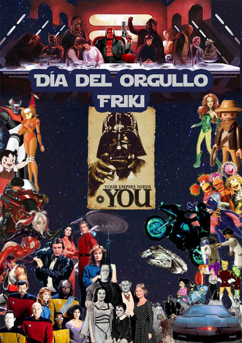 Desearos a tod@s un feliz #DiaDelOrgulloFriki 

#QueLaFuerzaOsAcompañe