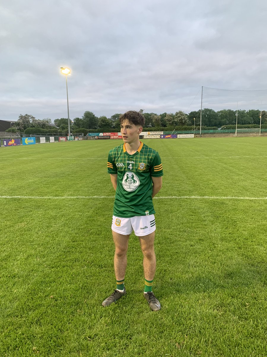 GoCilles2006's tweet photo. Meath Minors are edged out of Championship tonight by 1 point by Kildare in Leinster Semifinals 
Great effort by Naoise and the team tonight. Unlucky
Back to club football now @StColmcillesGAA to continue the season 👏👏 https://t.co/ed6DlAoam2