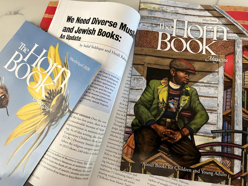 LanternReads's tweet photo. Do check out the latest @HornBook in which Heidi Rabinowitz and I give an update on our 2020 article on #Muslim and #Jewish #kidlit books with a look at encouraging trends, promising new writers and the flip side of #diversity https://t.co/XaZQr9G3pE
#MuslimsinStory #Muslimkidlit https://t.co/l8Yrbadv7g