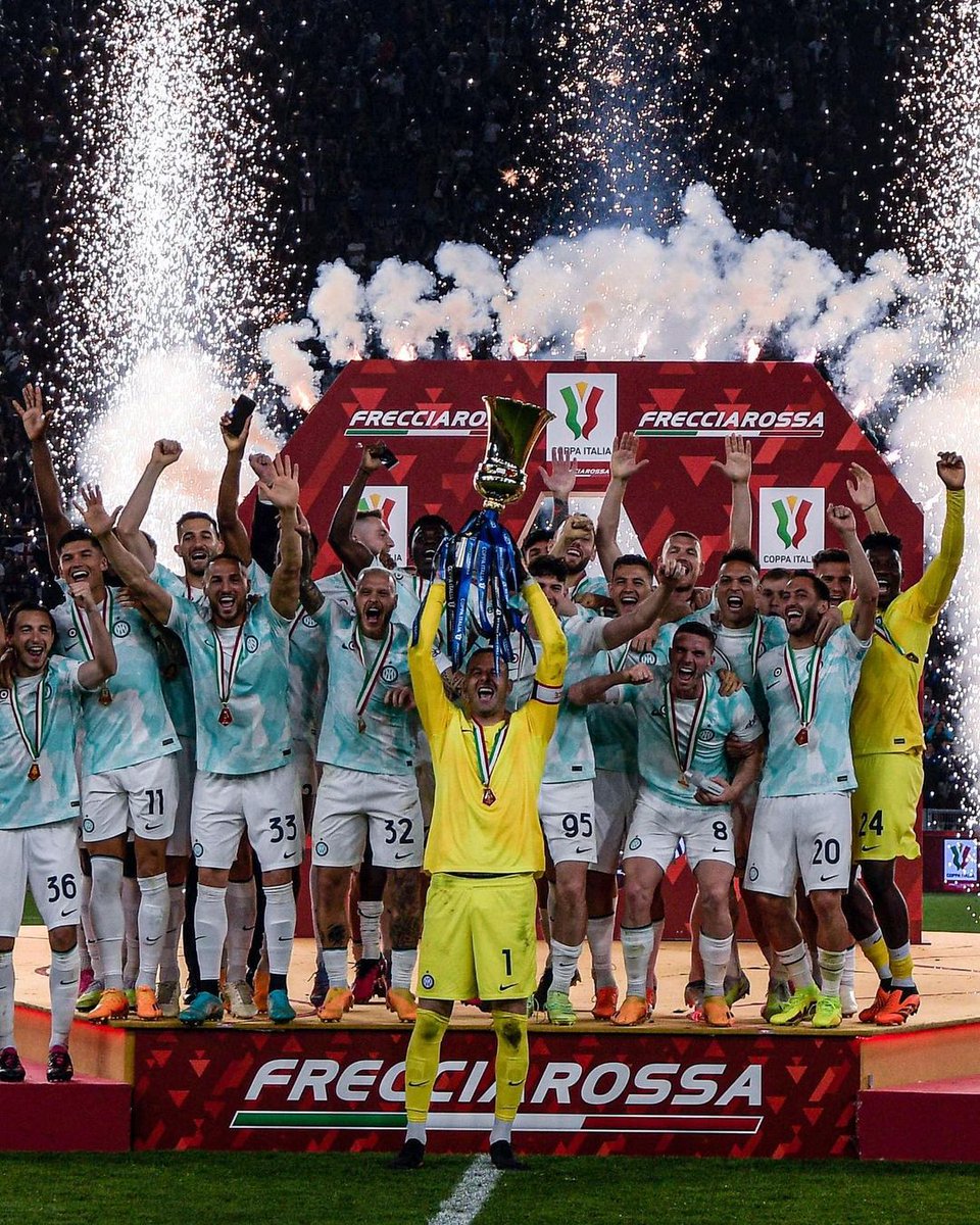 ✅ Supercoppa
✅ Coppa Italia
⏭️ Champions League⁉️

The treble is still on for Inter 🏆
