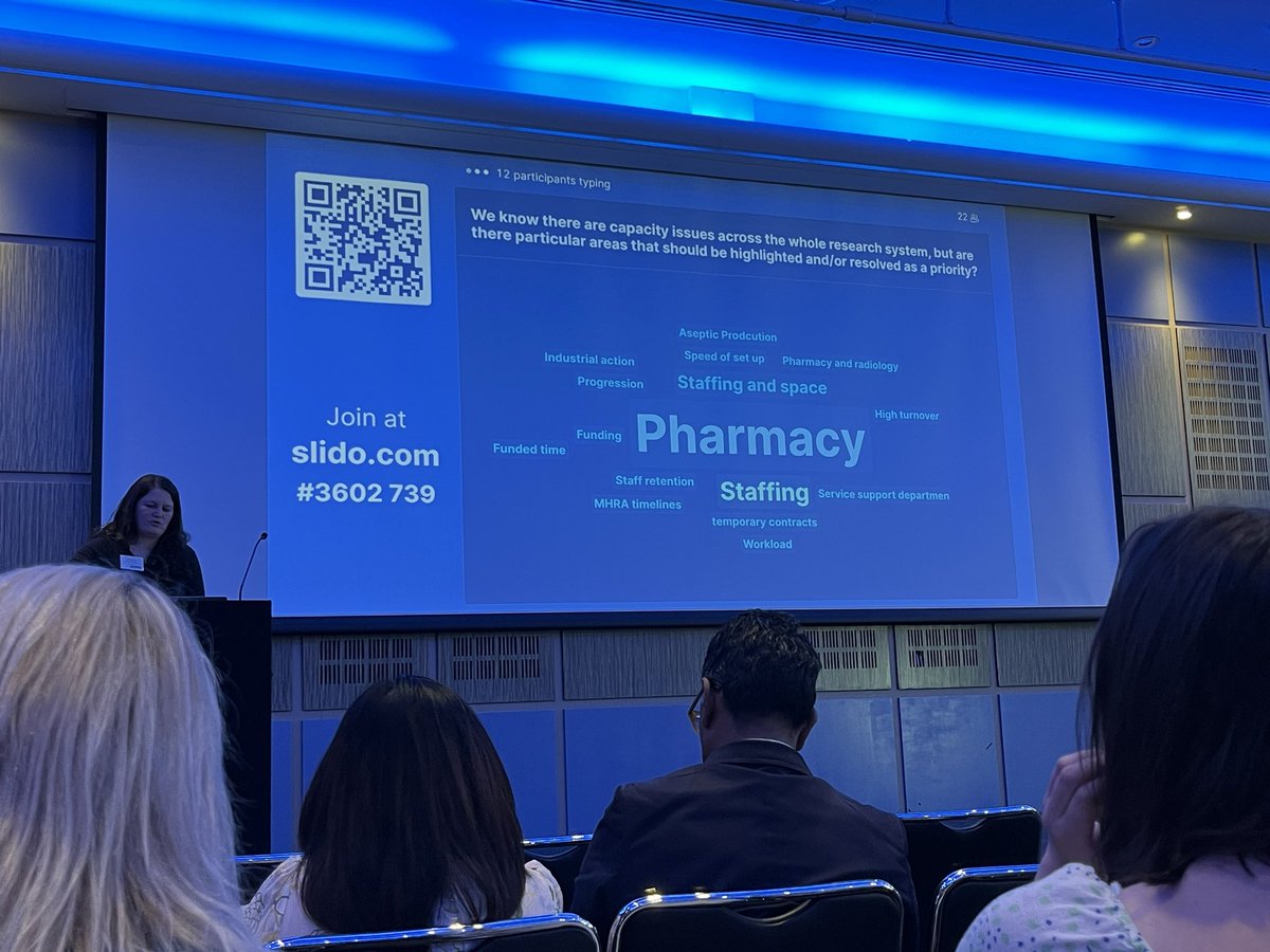 LydiaSutherland's tweet photo. Feeling bittersweet that pharmacy took centre stage in the #ECMCMeeting23 capacity talks today, hoping this fuels positive change for pharmacy teams delivering the IMP in CTIMP! https://t.co/wiLP1FE29e