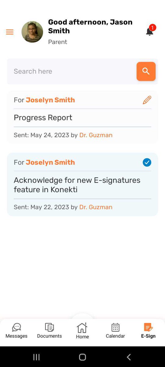 konektiapps's tweet photo. We have launch electronic signatures within the EduKonekti app. Parent's can easily sign school documents directly from their phones. https://t.co/5IwqRU2NE6