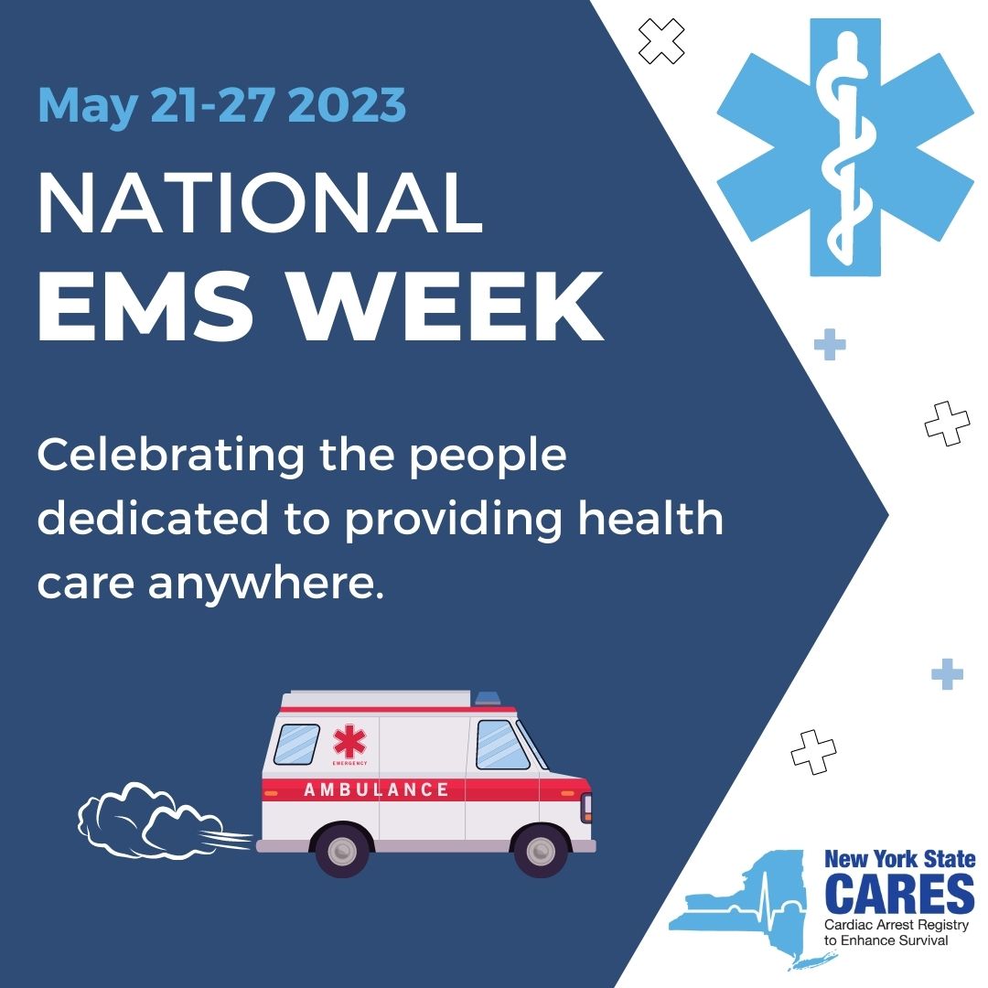 Happy #EMSWeek to some of the finest humans the 🌎  has to offer!

Every #EMR, #EMT, #AdvancedEMT, and #Paramedic gets every job done and, for that, we celebrate them and all the lives - patient or otherwise - they've impacted. 

#newyorkerssavelives #newyorkstateCARES