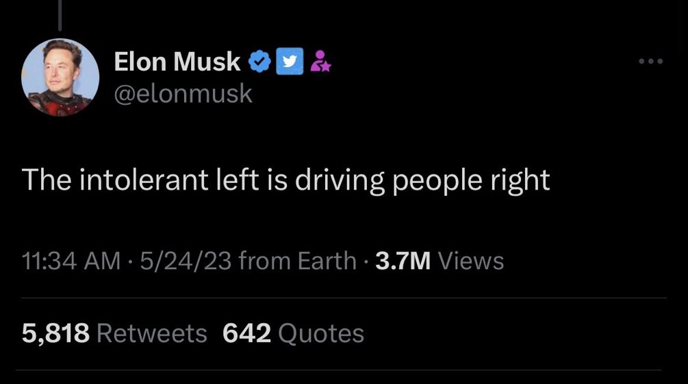 The left got a little too PC so I changed my opinions on fascism, history, systemic injustice, climate change, and peer reviewed science.