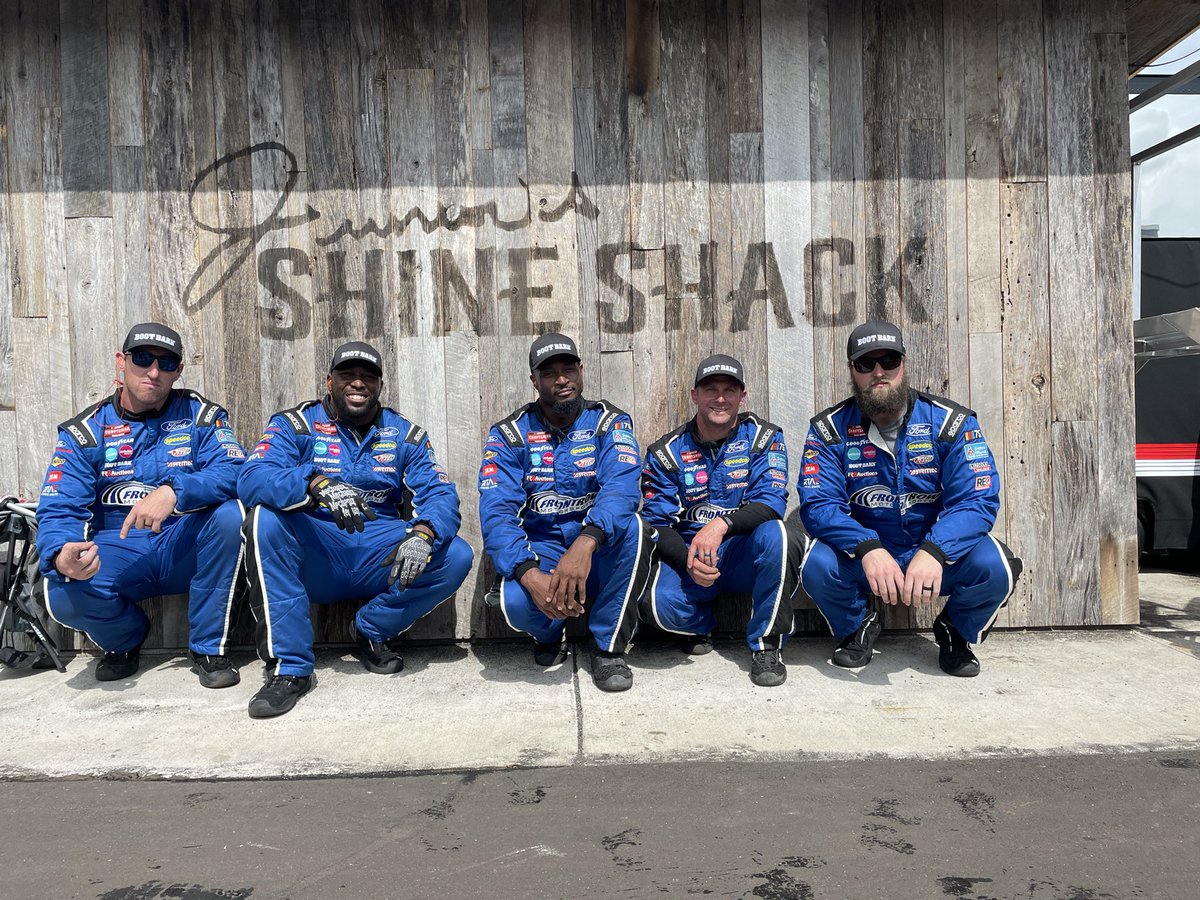 Hanging out by the Shine Shack at @NorthWilksboro 
#truckseries #shineshack #NASCAR75  #38 #zanesmith #frontrowmotorsports