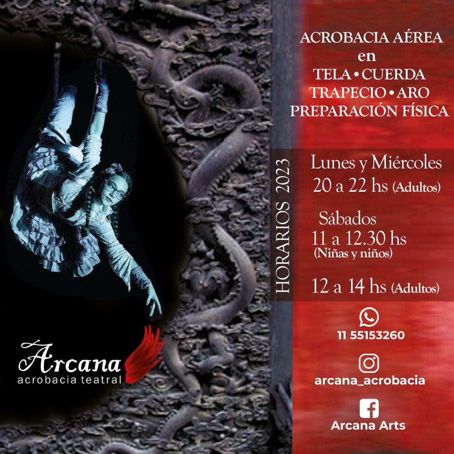 CSDVillaMalcolm's tweet photo. #ACROBACIAAÉREA

🤸‍♂️¡Volvió Acrobacia Aérea a Malcolm! 🤸‍♀️

De la mano de Nati Arcana...

TELA | CUERDA | TRAPECIO | ARO | PREPARACIÓN FÍSICA

📅DÍAS Y HORARIOS
Lunes y miércoles, de 20 a 22 (adultos/as)
Sábados, de 11 a 12.30 (niños y niñas)
Sábados, de 12 a 14 (adultos/as) https://t.co/a7N8Q9VNU4