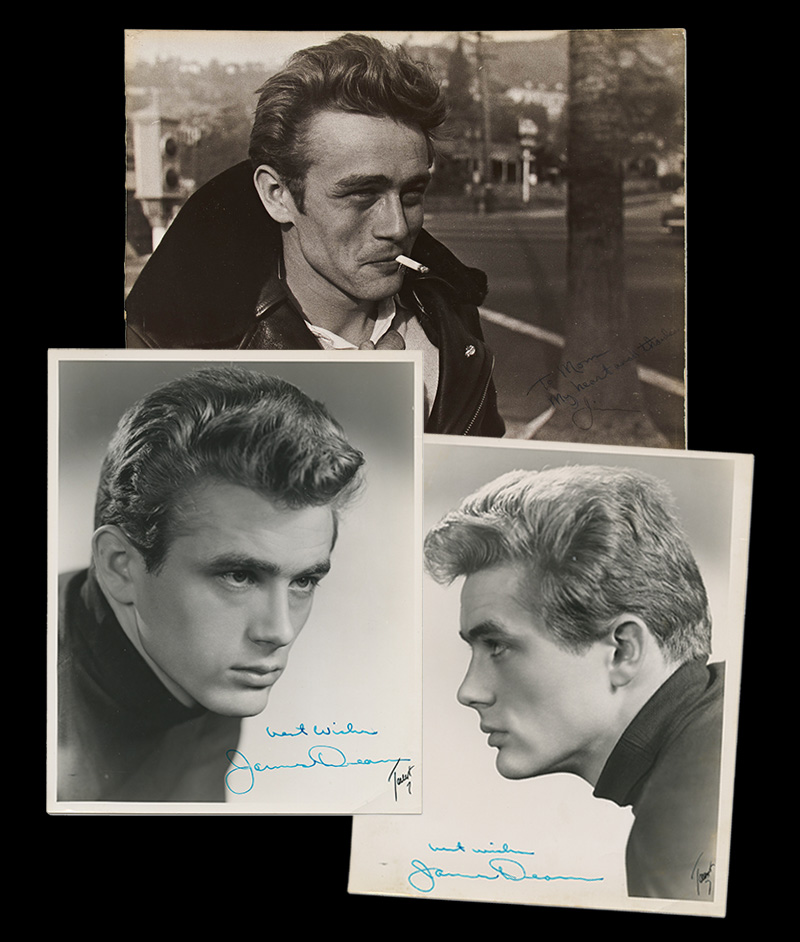 AutographMag's tweet image. James Dean Agent's Collection—last 24 hours! Dean signed photos, letters, and 35 Dean signed contracts—including the contract for all 3 of his movies! Nate D. Sanders Auctions. Ends at 5 PM PDT tomorrow, May 25. - mailchi.mp/autographmagaz…