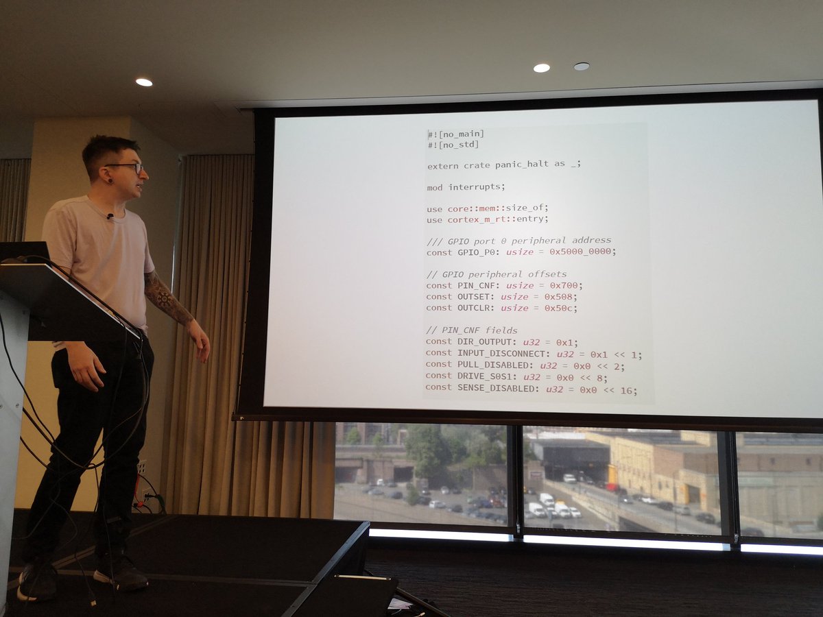 GarthGilmour's tweet image. Last talk of #GOTOchgo from @steveklabnik on embedded systems programming in Rust. Informative, thoughtful and very entertaining. I&apos;m off to watch The Devil Wears Prada now...