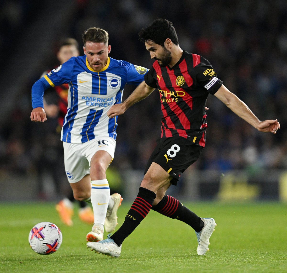 IlkayGuendogan's tweet photo. 1-1 in a very intense game. Congrats to @OfficialBHAFC on reaching the Europa League, they have been amazing this season, playing lovely football - respect what they are building there ⚽👏🏼 https://t.co/iBQ9GAr8z7
