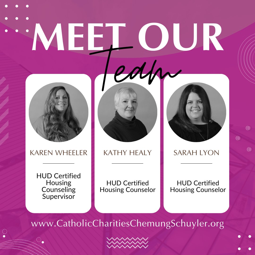 Catholic Charities has 3 HUD Certified Housing Counselors on Staff who can help you. Serving Chemung, Schuyler, Tioga & Tompkins. 
Call: 607-734-9784 or send a message: cs-cc.org/contact
#MortgageForeclosurePrevention #HousingCounseling #SaveYourHome