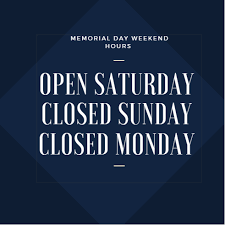 DetroitAddress's tweet image. We are Closed Sunday and Monday #MemorialDayWeekend