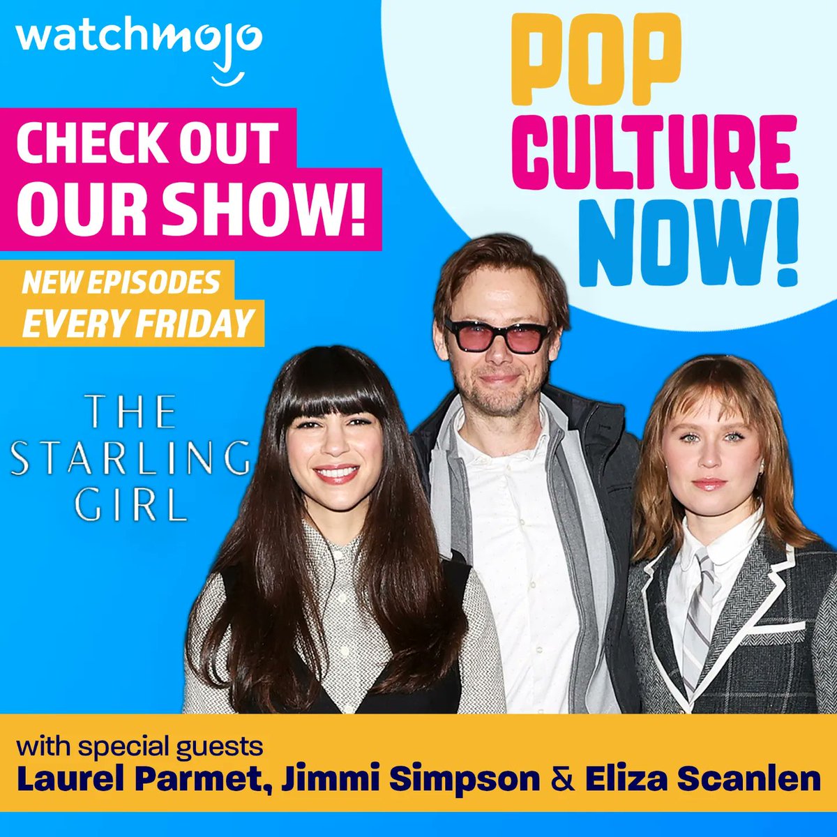 PopCultureNowWM's tweet photo. Did we mention that the latest episode of our @watchmojo podcast features the stars &amp; director of #TheStarlingGirl, including Jimmi Simpson &amp; Eliza Scanlen?!? Links to listen: https://t.co/tyg0hYxq88 / vid available to WatchMojo YT members https://t.co/C5VV7SCv5Z