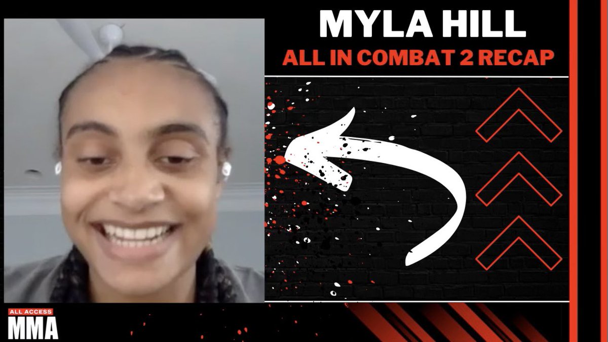Great time talking with @mylahill who improved to 3-0 after another rd 1 sub  at All in Combat 2. 

✅Thoughts on Jon Jones comparison 
✅How she got in to #MMA 
✅Wants to uphold the Hill name, fighting for legacy.
✅Chats timeframe of turning Pro. youtu.be/20WTE9zwAfo
