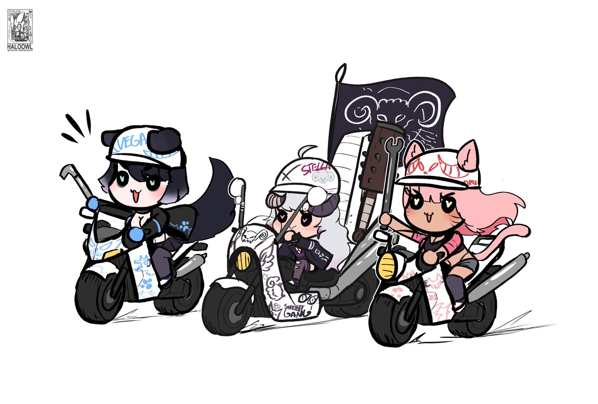 HALOOWL🔞 on Twitter "Car Doodle Commission D"