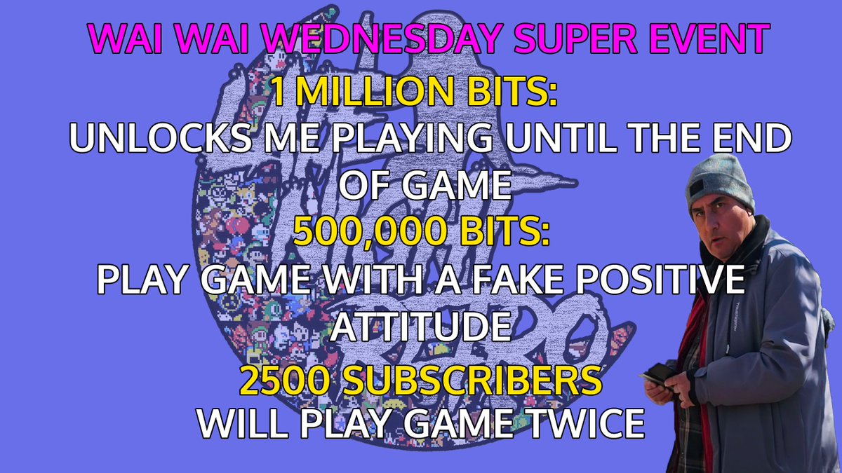 Hi. I am playing Wai Wai World 2 tonight around 6pm CDT! AND guess what its Wednesday! THAT MEANS THE STREAMS FIRST EVER WAI WAI WEDNESDAY EVENT!!! OMG OMG OMG TELL YOUR FRIENDS. TELL YOUR FAMILY! RETWEET | LIKE | FAVORITE #amazingcommunity