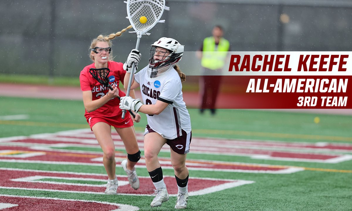 UChicago's Rachel Keefe earned a spot on the Intercollegiate Women's Lacrosse Coaches Association (IWLCA) All-American Third Team on Wednesday. #MaroonMade <a href="/UChicagoWLAX/">UChicago Lacrosse</a> 
athletics.uchicago.edu/sports/wlax/20…