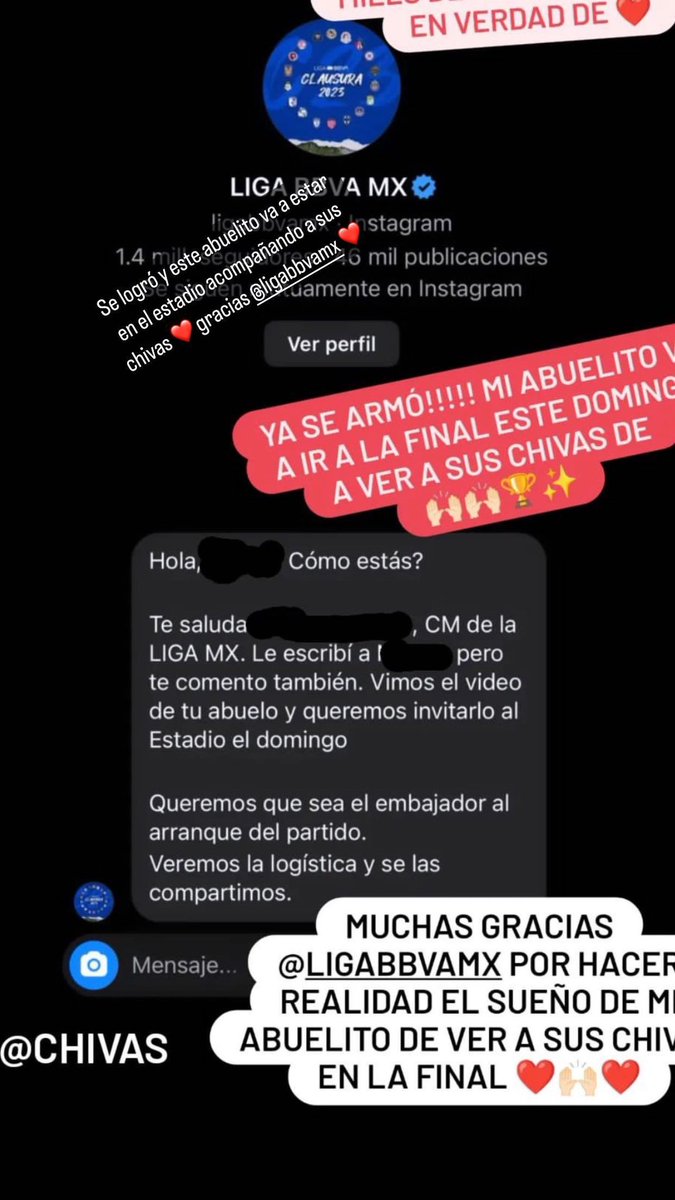 ERIFERCA's tweet photo. Se logrooooooo gracias a todos los que compartieron ❤️❤️ el abuelito va a ver a sus @Chivas @LigaBBVAMX ❤️ GRACIAS https://t.co/ytq1g1jPrf