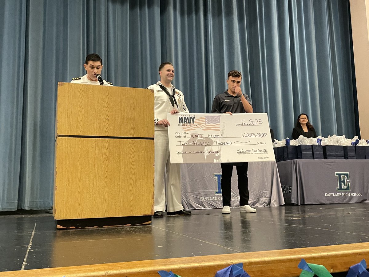 Way to go Wyatt. It hard for this UCLA Bruin to say it, but Fight On!  Very proud of you and the other scholarship award winners!!