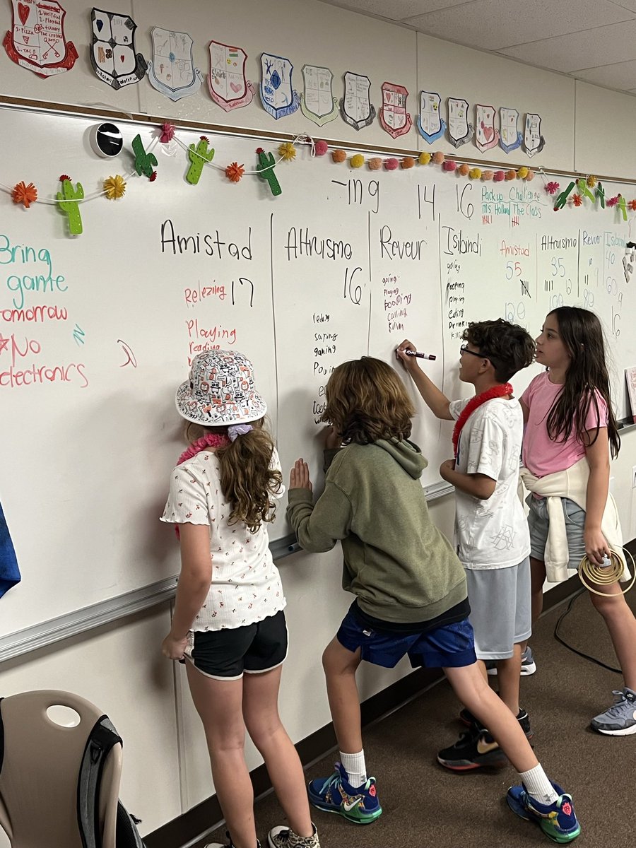 Yesterday we had house games that had prefix/ suffix relay races and synonym and antonym bingo…. Today we wrote letters to our former teachers! I hope my #ACE colleagues enjoyed their letters from our soon to be 5th graders! #ACEcubs