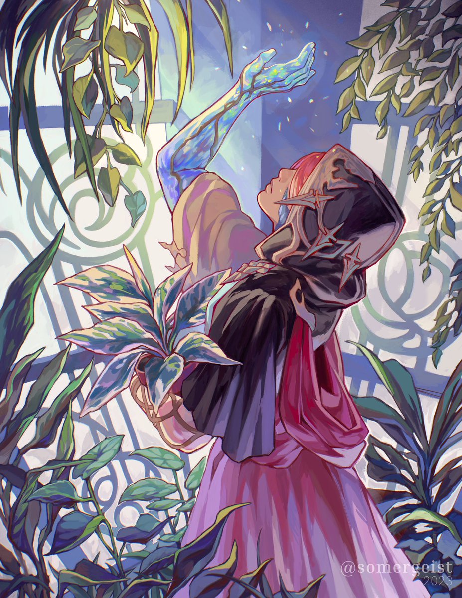 In his garden 💎 Another print for AN! #ffxiv