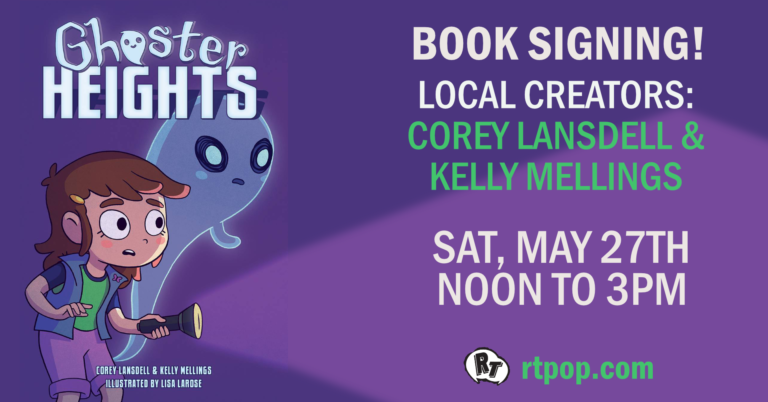 RollingTalesYEG's tweet photo. Join us on Sat as we celebrate #YEGart with a book signing by #GhosterHeights writers @KellyMellings &amp; @coreylansdell!
You can grab copies of GH along with their other works between Noon &amp; 3!
Hope to see you here at RT HQ!
https://t.co/rhwrdLXuEl https://t.co/0er9MAjZtt