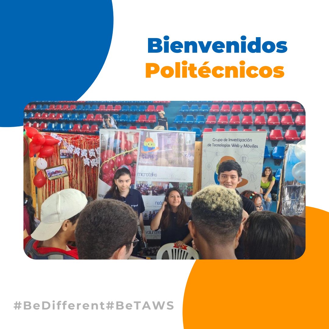 TawsEspol's tweet photo. 📢 ¡Traemos actualizaciones por parte de TAWS!
El 11 de mayo participamos en la inducción de novatos 2023-1S 🤓 donde pudimos darnos a conocer como club, así como las ventajas y oportunidades si se unen a nosotros 👽
#tawsespol #taws2023 #BeDifferentBeTaws 💚 https://t.co/qxDVO9gxTB