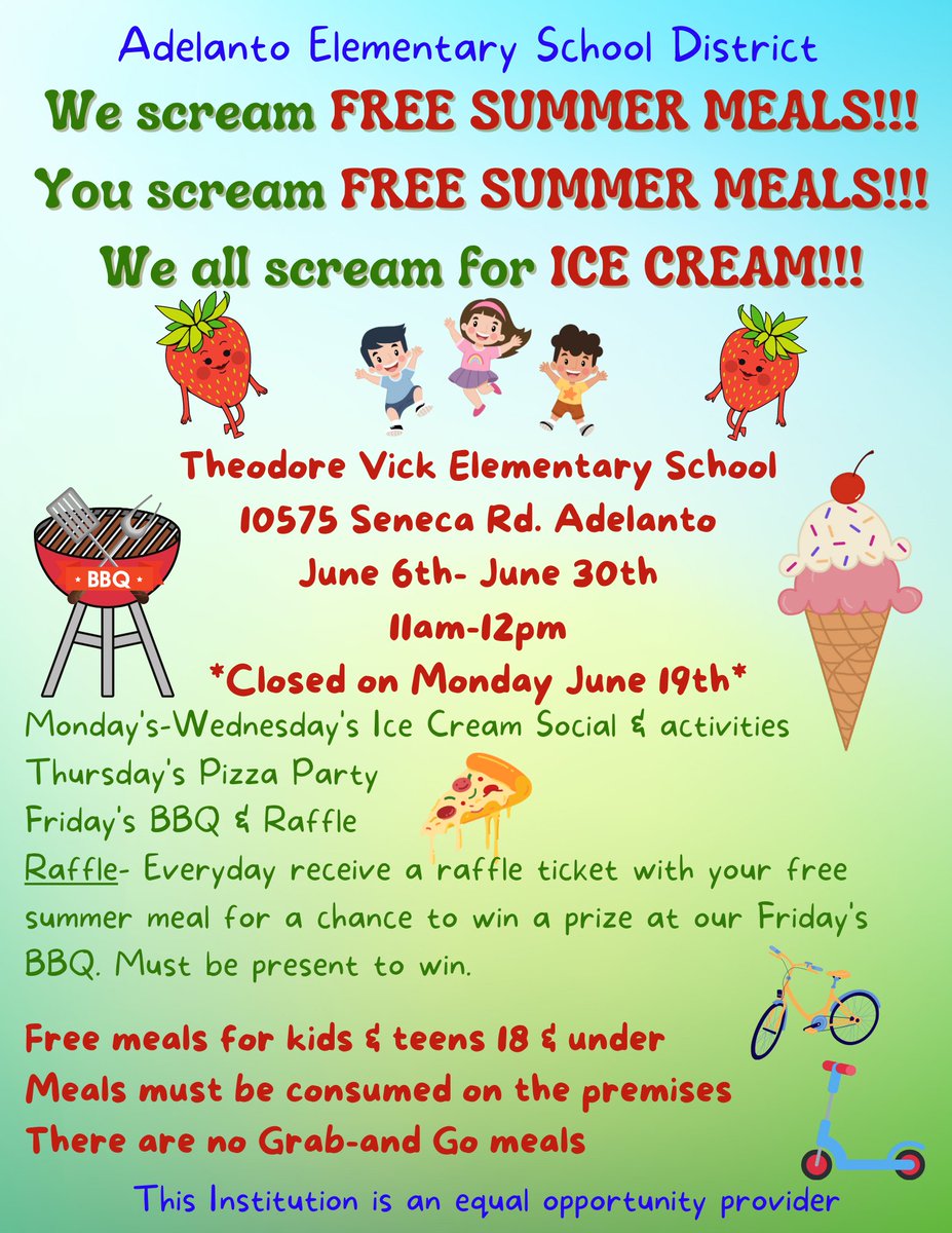 Adelanto Elementary School District tweet media