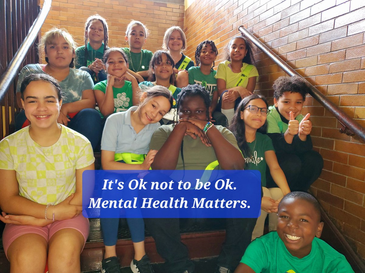 Wearing green in unity with #MentalHealthAwarenessMonth and @AllentownSD and @drcarolbirks #itsoknottobeok @asdcentral #centralproud