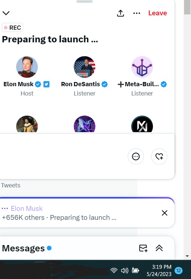 meta_builders's tweet image. Making history on Twitter as @CaseyDeSantis comes out as a presidential candidate. Over a half million people broke the space. Everyone had to move over to @DavidSacks profile in order to prevent melt down. Great points made.  #FreedomOfSpeech  #secondammendment